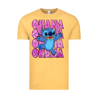 Vintage Mustard ohana stitch Vintage Tee - Zillion Design Studio
