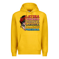 Lemon mexican sugar skull latina chingona bonita Premium Hoodie - LillyAllenDesigns