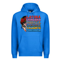 True Royal mexican sugar skull latina chingona bonita Premium Hoodie - LillyAllenDesigns