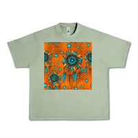 Oil Green western dreamcatchers seamless pattern Urban Heavy Tee - HRA Design Shop