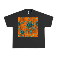 Pigment Black western dreamcatchers seamless pattern Urban Heavy Tee - HRA Design Shop