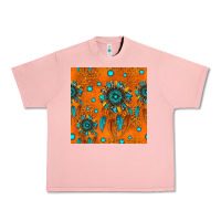 Salmon western dreamcatchers seamless pattern Urban Heavy Tee - HRA Design Shop