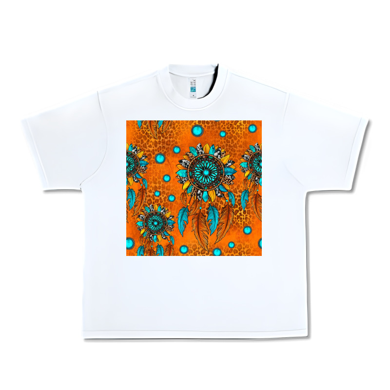Western Dreamcatchers Seamless Pattern Urban Heavy Tee by HRA Design Shop | Teevron