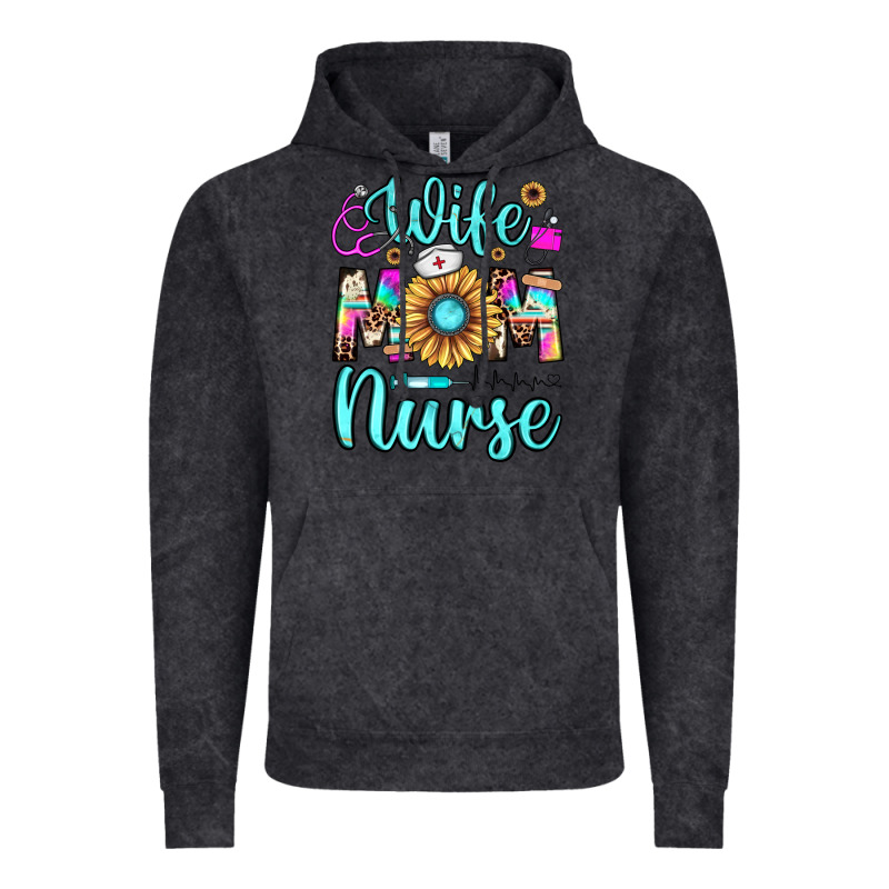 Wife Mom Nurse Vintage Hoodie by JahusDesignShop | Teevron