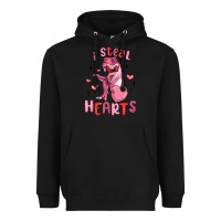 Black i steal hearts Heavyweight Hoodie - MaliasSmallBusiness