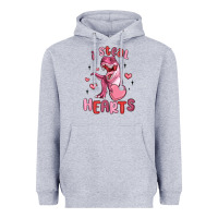 Heather Grey i steal hearts Heavyweight Hoodie - MaliasSmallBusiness
