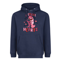 Navy i steal hearts Heavyweight Hoodie - MaliasSmallBusiness