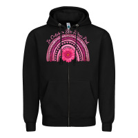 Black in october we wear pink rainbow Zipper Hoodie - AdoDesignShop
