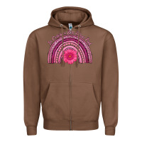 Chestnut in october we wear pink rainbow Zipper Hoodie - AdoDesignShop