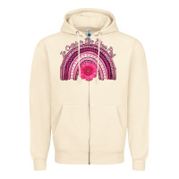 Sandshell in october we wear pink rainbow Zipper Hoodie - AdoDesignShop