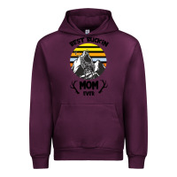 Mauve Wine Best Buckin Mom Ever Urban Hoodie - Bettercallsaul