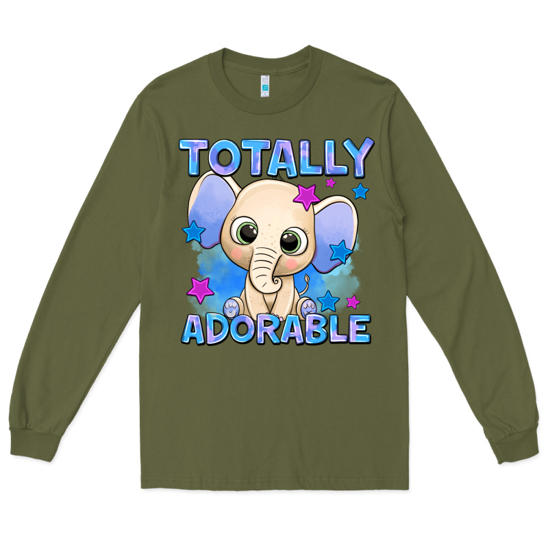 Totally Adorable Elephant Boy Long Sleeve Tee by AdoDesignShop | Teevron