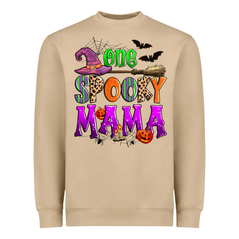 One Spooky Mama Heavyweight Sweatshirt by Zillion Design Studio | Teevron