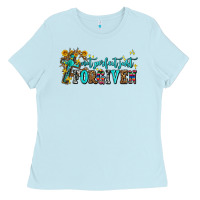 Baby Blue not perfect just forgıven Ladies Tee - AdoDesignShop