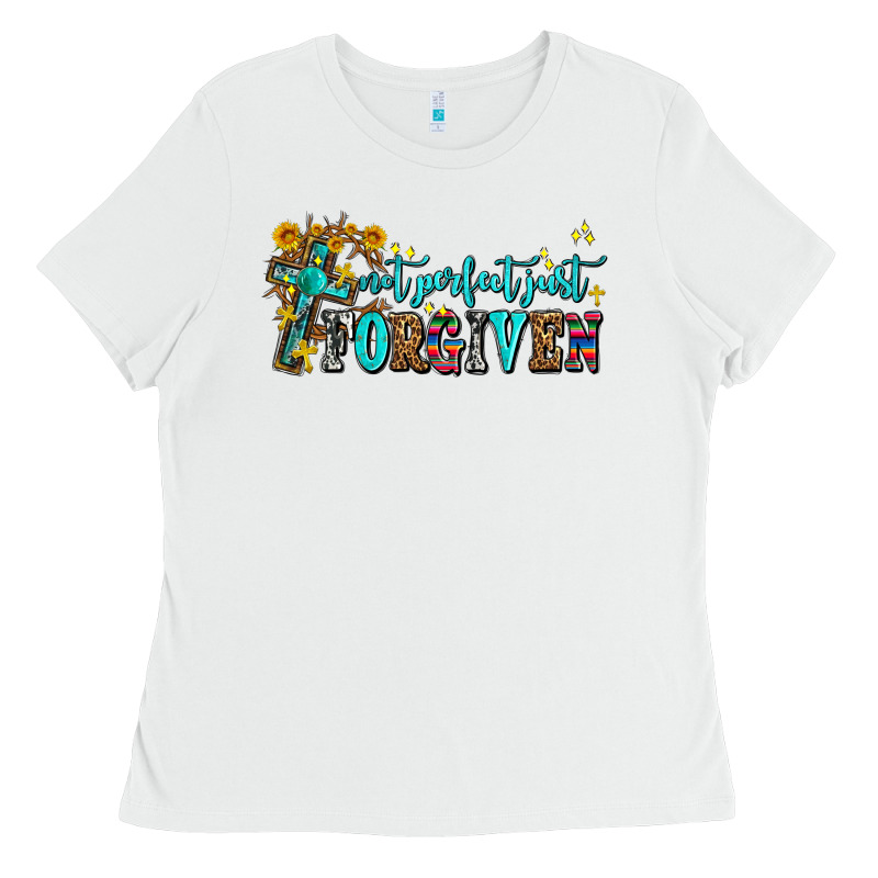 Not Perfect Just Forgıven Ladies Tee by AdoDesignShop | Teevron