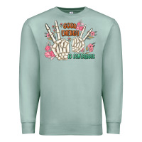 Seafoam good energy is contagious Premium Sweatshirt - MaliasSmallBusiness