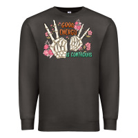 Smoke good energy is contagious Premium Sweatshirt - MaliasSmallBusiness