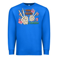 True Royal good energy is contagious Premium Sweatshirt - MaliasSmallBusiness