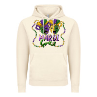 Vintage Artic mardi gras mask and beads Vintage Hoodie - RanaPortraitStore