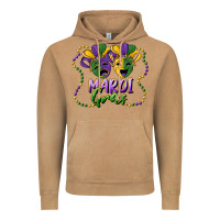 Vintage Camel mardi gras mask and beads Vintage Hoodie - RanaPortraitStore