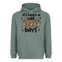 Sage its been a wild 100 days Heavyweight Hoodie - MaliasSmallBusiness