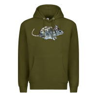 Army Green packrat aka, woodrat Premium Hoodie - LillyAllenDesigns