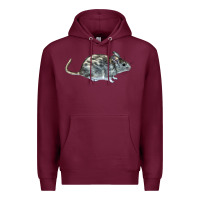 Burgundy packrat aka, woodrat Premium Hoodie - LillyAllenDesigns