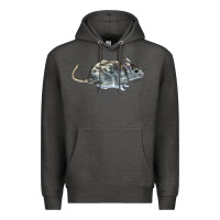 Charcoal Heather packrat aka, woodrat Premium Hoodie - LillyAllenDesigns