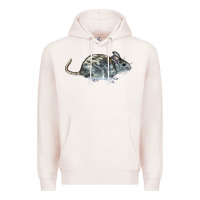Pale Pink packrat aka, woodrat Premium Hoodie - LillyAllenDesigns