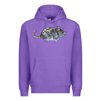 Purple packrat aka, woodrat Premium Hoodie - LillyAllenDesigns