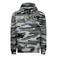 Slate Camo packrat aka, woodrat Premium Hoodie - LillyAllenDesigns
