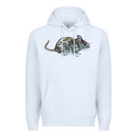 White packrat aka, woodrat Premium Hoodie - LillyAllenDesigns