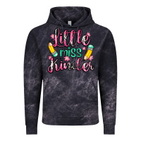 Cloud Black little miss kindergarten Vintage Hoodie - Zillion Design Studio