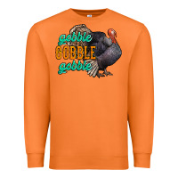 Carrot Thanksgiving turkey gobble gobble Premium Sweatshirt - NancyCooperArtShop