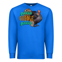 True Royal Thanksgiving turkey gobble gobble Premium Sweatshirt - NancyCooperArtShop