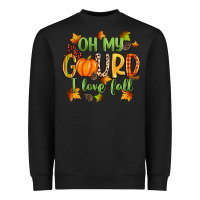 Black oh my gourd i love fall Heavyweight Sweatshirt - Zillion Design Studio