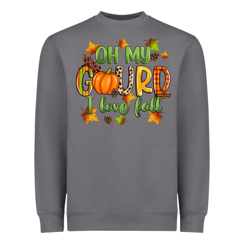 Oh My Gourd I Love Fall Heavyweight Sweatshirt by Zillion Design Studio | Teevron