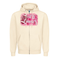 Sandshell tackle cancer football leopard Zipper Hoodie - AdoDesignShop