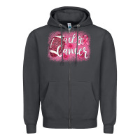 Smoke tackle cancer football leopard Zipper Hoodie - AdoDesignShop