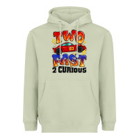 Matcha two fast two curious boys birthday racing car Heavyweight Hoodie - MaliasSmallBusiness