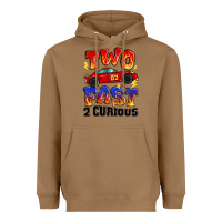 Toasted Coconut two fast two curious boys birthday racing car Heavyweight Hoodie - MaliasSmallBusiness