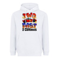 White two fast two curious boys birthday racing car Heavyweight Hoodie - MaliasSmallBusiness