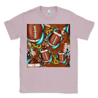 Lilac football leopard gemstone sunflower seamless pattern Classic Tee - JahusDesignShop