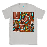 Moon Dust football leopard gemstone sunflower seamless pattern Classic Tee - JahusDesignShop