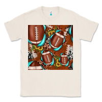 Natural football leopard gemstone sunflower seamless pattern Classic Tee - JahusDesignShop