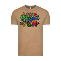 Vintage Coffee one blessed mom autism Vintage Tee - Zillion Design Studio