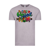 Vintage Zinc one blessed mom autism Vintage Tee - Zillion Design Studio