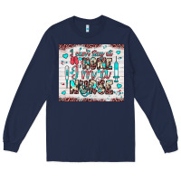 Navy i can’t stay at home i’m a nurse Long Sleeve Tee - JahusDesignShop