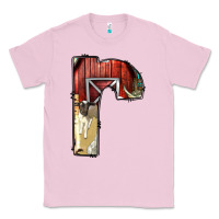 Bubblegum Pink farm life alphabet lowercase letters r Classic Tee - BundleAndBundleShop