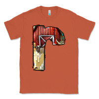 Copper farm life alphabet lowercase letters r Classic Tee - BundleAndBundleShop